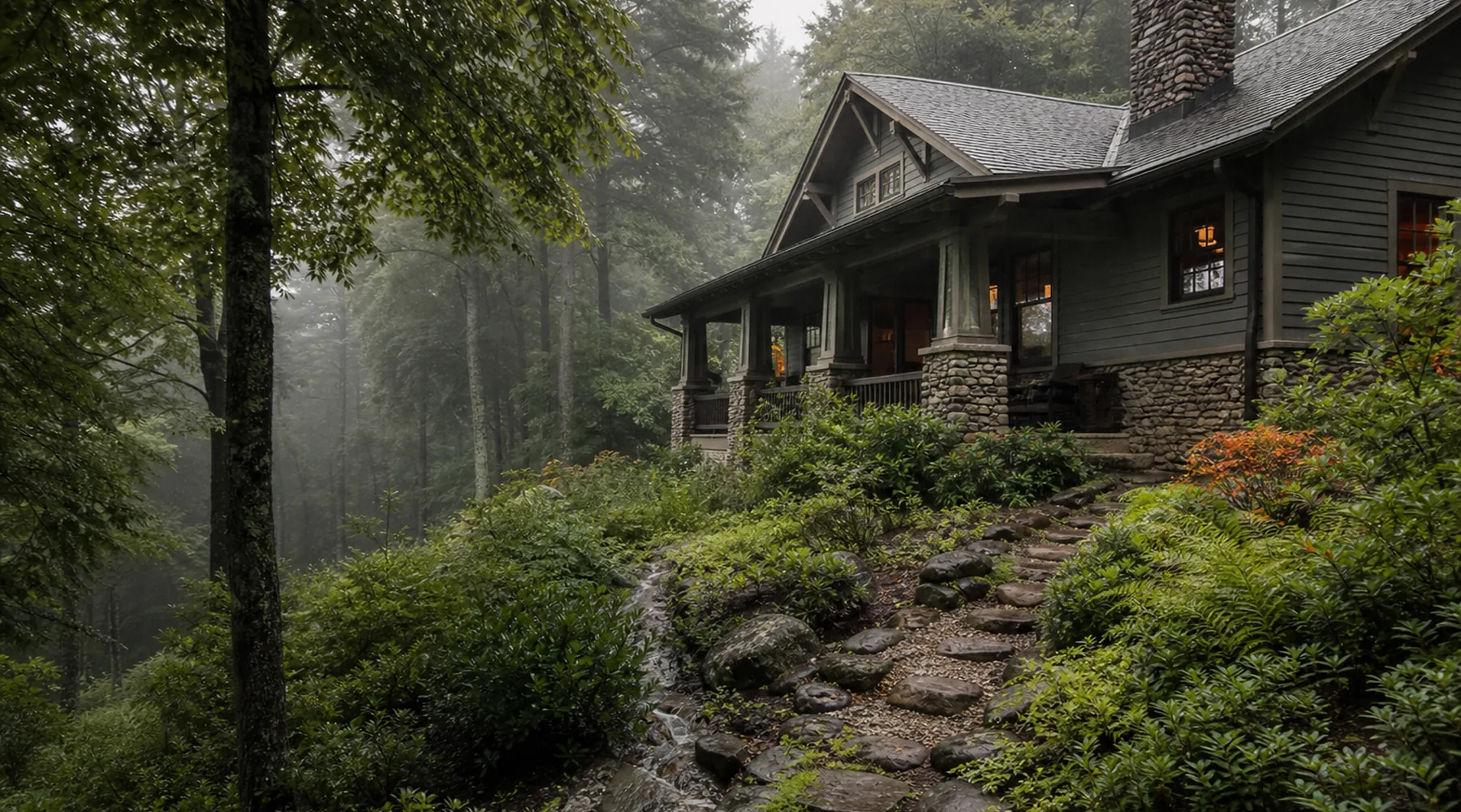 A believable Asheville-area home suited to window replacement planning